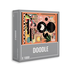 Doodle – Quebra-cabeça Premium, Colorido, de 1000 Peças para Adultos. Feito na Europa pela Cloudberries.