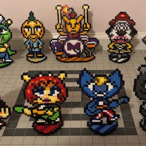Um Jammer Lammy Perler Bead Figure Stand or Necklace