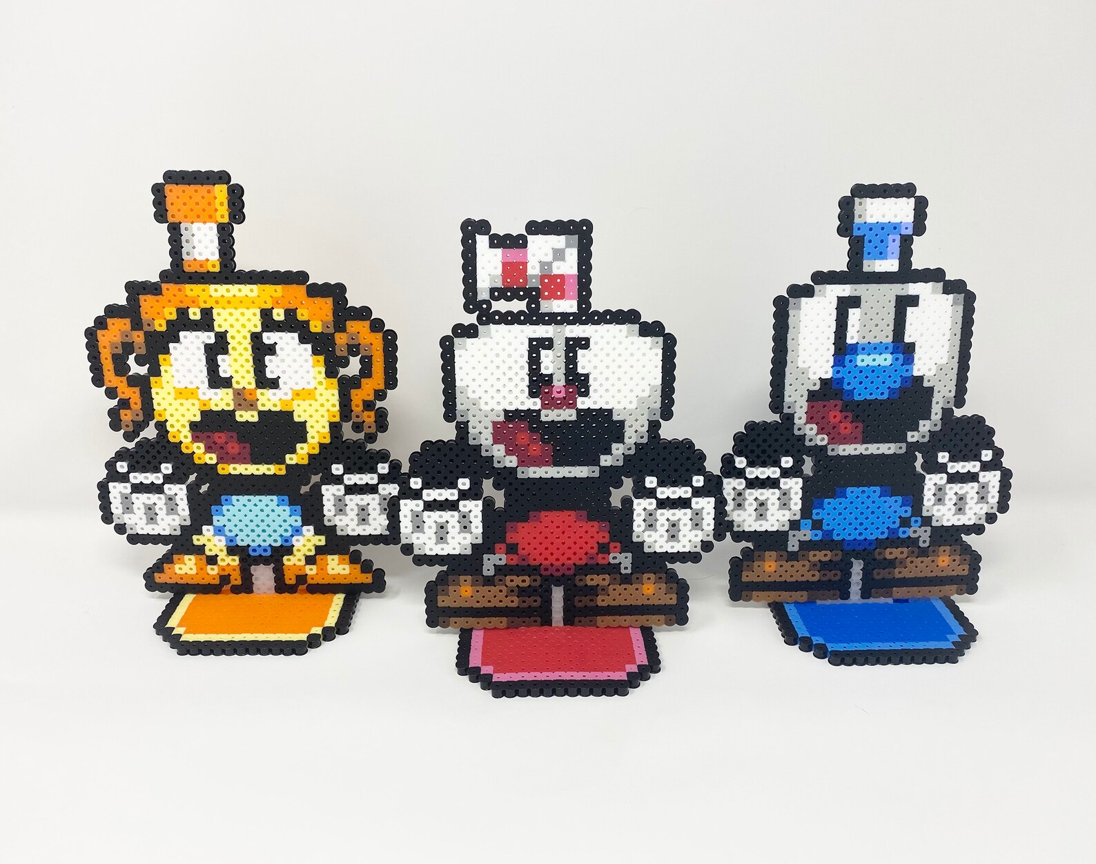 Cuphead Perler Bead Sprite Set Etsy Hong Kong