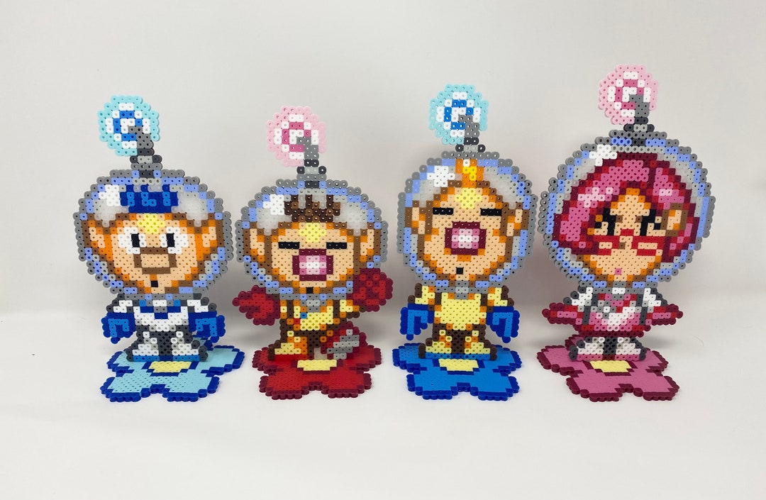Pikmin Captain Perler Bead Sprite Set