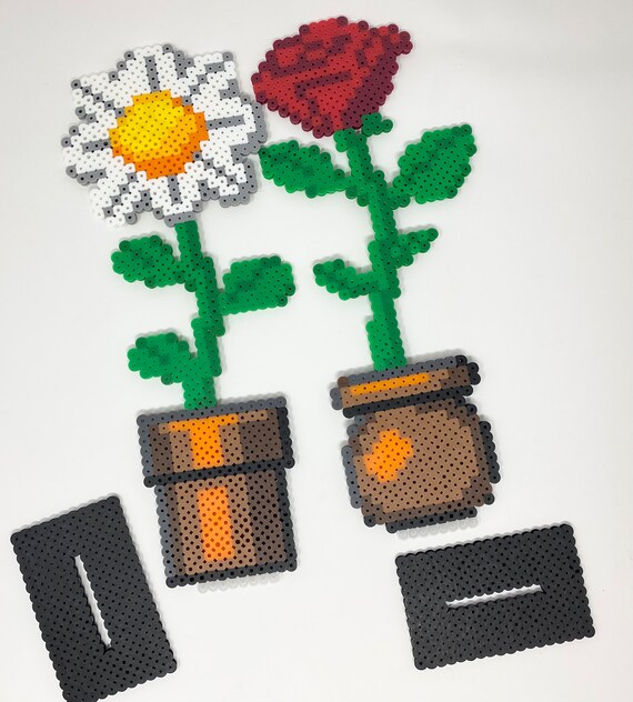 Choose a Flower -- Perler Bead Sprite Commission - Etsy
