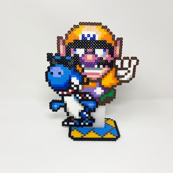 Wario & Boshi Perler Bead Sprite