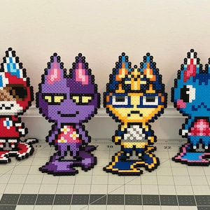 Cat Villager Perler Stand or Necklace