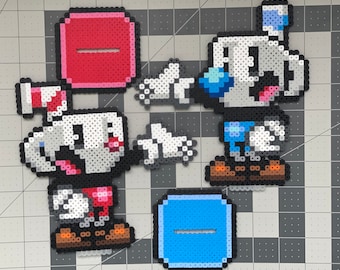 Bead Patterns Hama Beads Cuphead Cuphead Perler Bead Sprites Australia