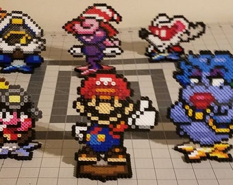 Paper Mario TTYD Perler Bead Figure Stand or Necklace