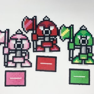 Axem Rangers Perler Bead Sprites - Etsy