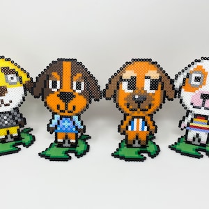 Dog Villager Perler Stand or Necklace