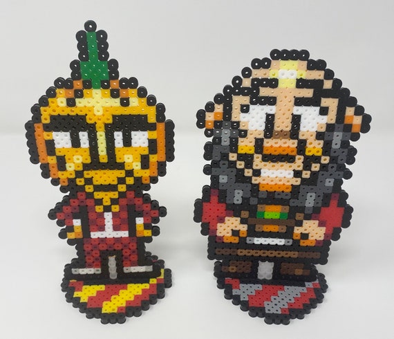 【値下げ】サウラーシュトラ ビーズ細工タペストリー2 パラッパラッパー 2 パーラービーズ スプライト - Etsy 日本