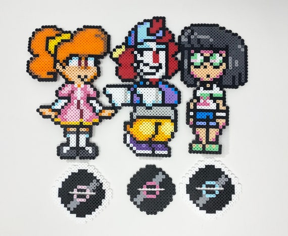 Synthz Mcwave, Jamtine and Nami Perler Bead Sprites - Etsy Canada
