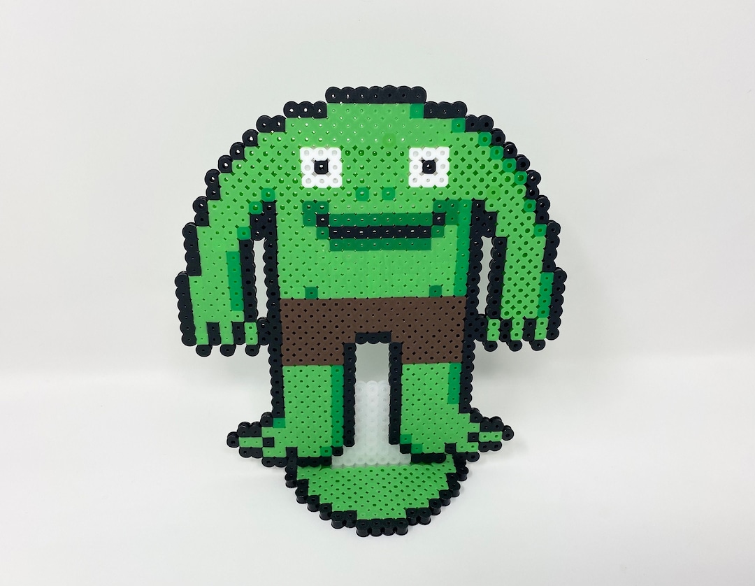 Mr. Frog Perler Bead Sprite - Etsy