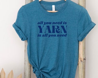 February 2023 Knit Stitch Tee. Tee Shirts for Knitters | Gifts for Knitters | Free Shipping | Ships 2/22