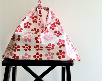 Azuma bukuro あずま袋 Origami bag | Japan-style eco bag, plum flower, ume梅, Japanese fabric, gift for her, gift for mum, stylish, mothers day