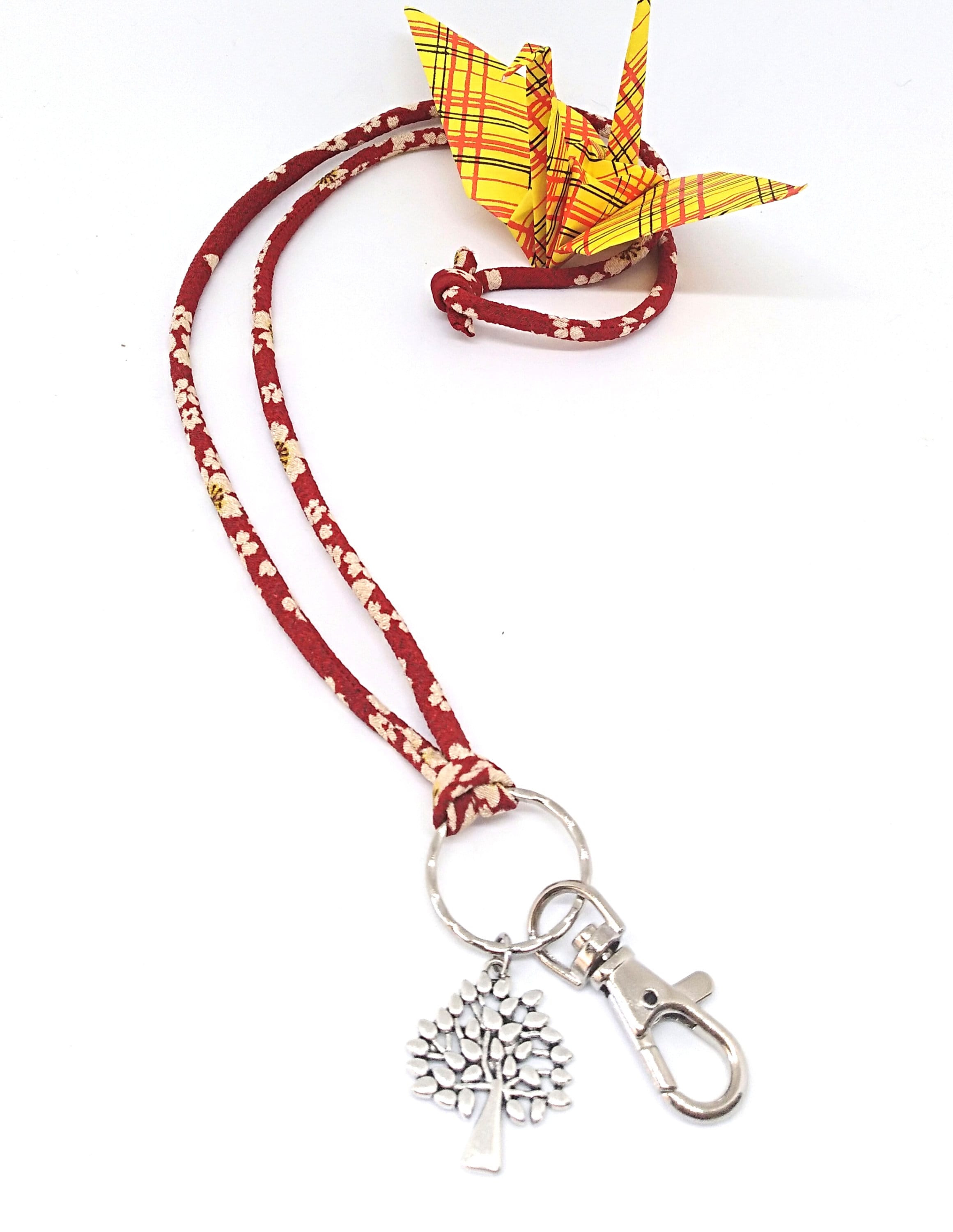 LAST STOCK | Japanese Lanyard | Dark Red, Sakura桜, ID