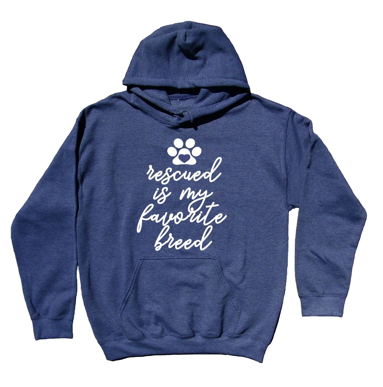 Animal Rescue Clothing Rescued is My Favorite Breed Sweatshirt Etsy