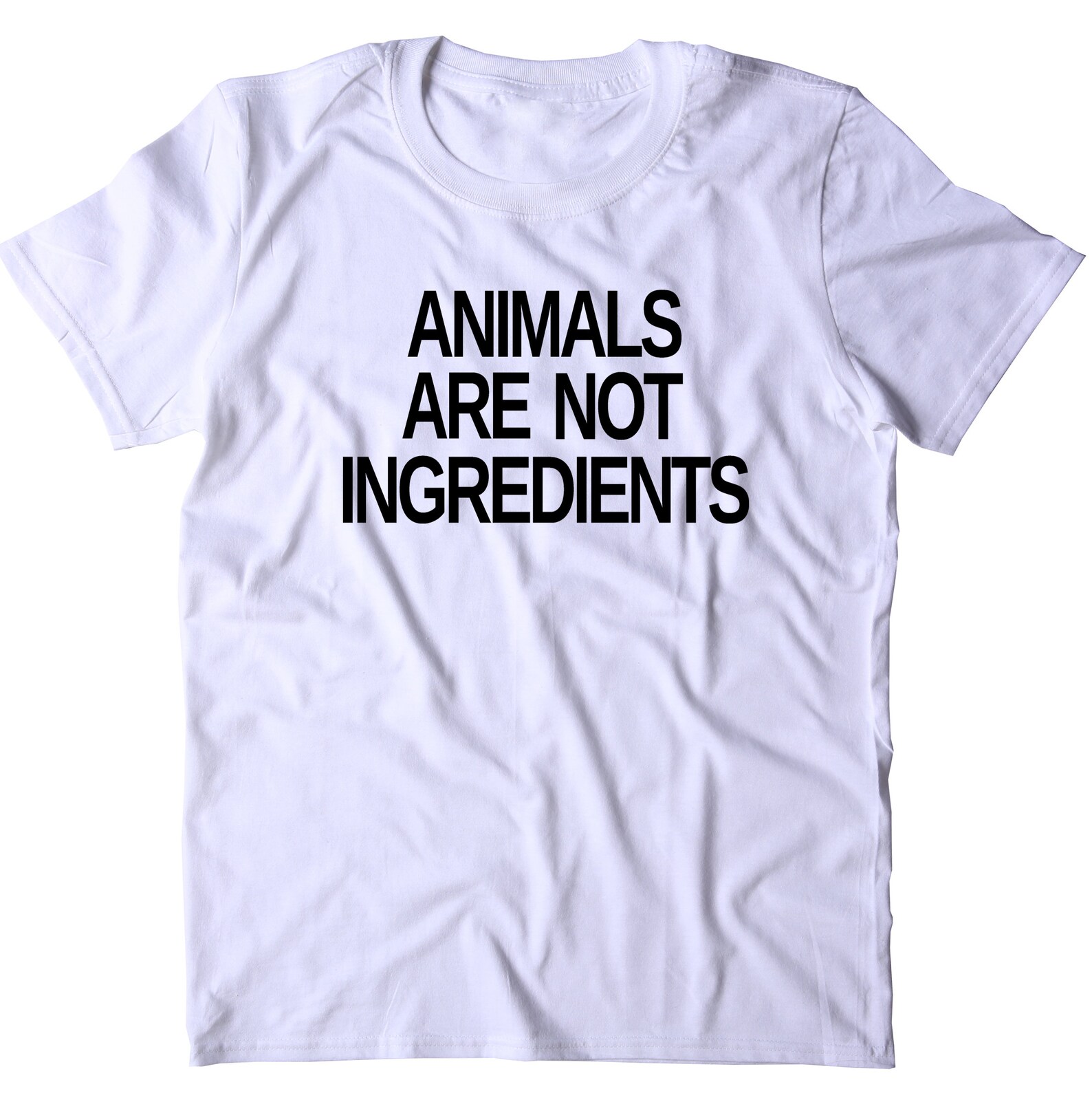Animals Are Not Ingredients Shirt Animal Activist Vegan | Etsy