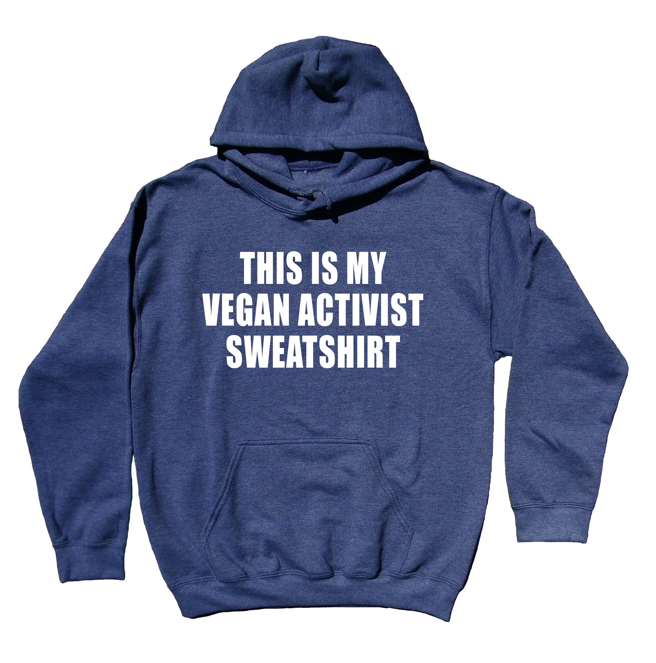This Is My Vegan Activist Sweatshirt Veganism Hoodie Etsy