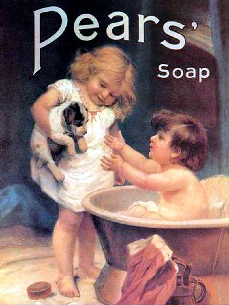 Bar Pears/' Soap Retro Metal Plaque//Sign Pub Man Cave Novelty Gift