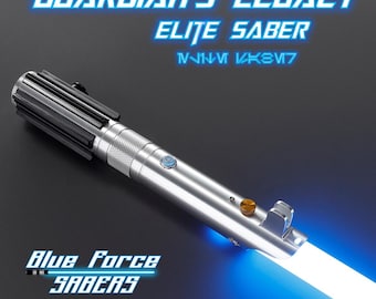Guardian’s Legacy Lightsaber | Neopixel | RGB Baselit, XenoPixel, Proffie | Smoothswing FX | Dueling Ready | Skywalker | Blue Force Sabers
