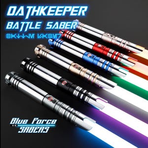 Oathkeeper Lightsaber | Neopixel | RGB Baselit or XenoPixel | Smoothswing FX | Dueling Ready | Blue Force Sabers
