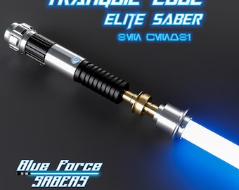 Tranquil Edge Lightsaber | Neopixel | RGB Baselit, XenoPixel, Proffie | Smoothswing FX | Dueling Ready | Kenobi | Blue Force Sabers