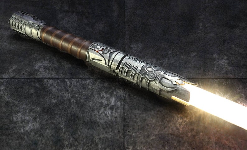 Survivor Saber - Aluminum Casted with XenoPixel Soundboard, 34 Soundfonts & Neopixel Blade Installed 