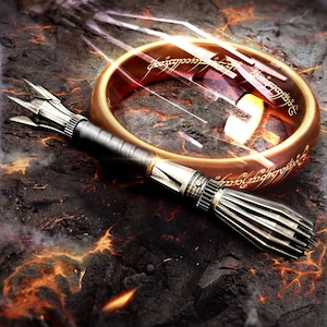 The Dark King Lightsaber - All Metal Casted Saber with Electronics and Blade