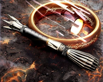 The Dark King Lightsaber - All Metal Casted Saber with Electronics and Blade