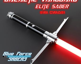 Galactic Vanguard Lightsaber | Neopixel | RGB Baselit, XenoPixel, Proffie | Smoothswing FX | Dueling Ready | Sith | Blue Force Sabers