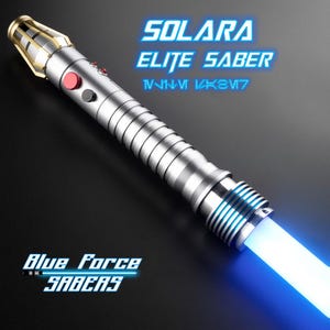 Solara Lightsaber | Star Wars | RGB Baselit | Smoothswing FX | Dueling Ready | Blue Force Sabers