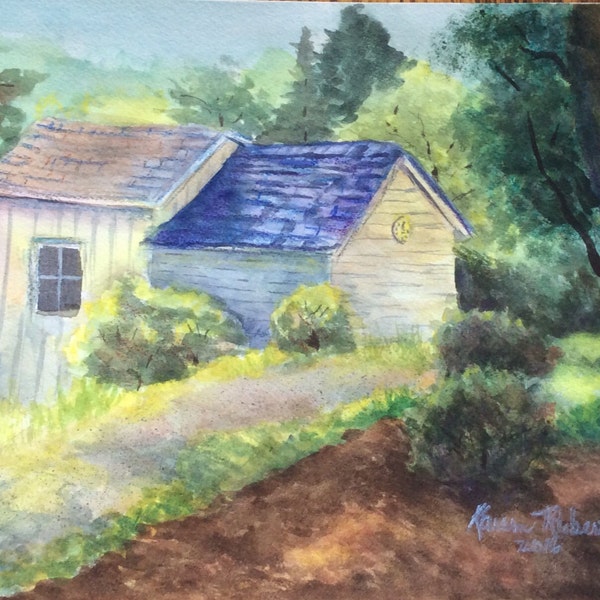 The Old Farm Shed Kingsville (Giclee print)