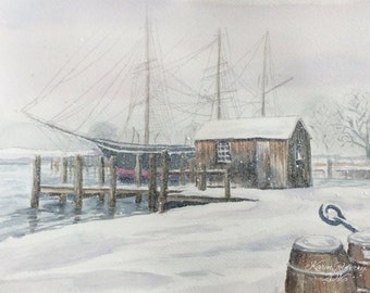 Mystic Seaport (Giclée Print)