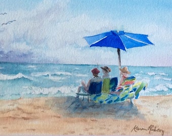 Storm Watchers (Watercolor)