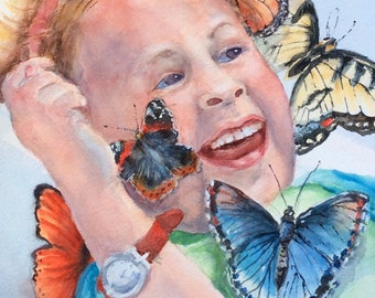 Butterfly Princess (Giclée Print)