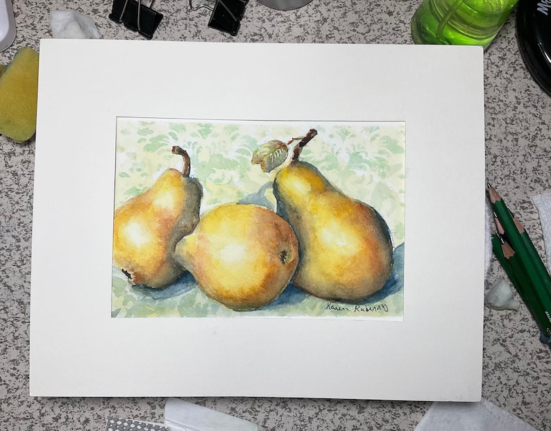 A Pair and A Half Watercolor