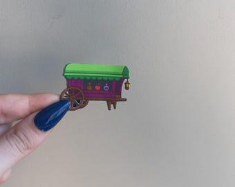 Stardew Valley Traveling Cart Sticker | Pixel Art Vinyl Sticker | Cozy Gamer Aesthetic | Nonsense Market