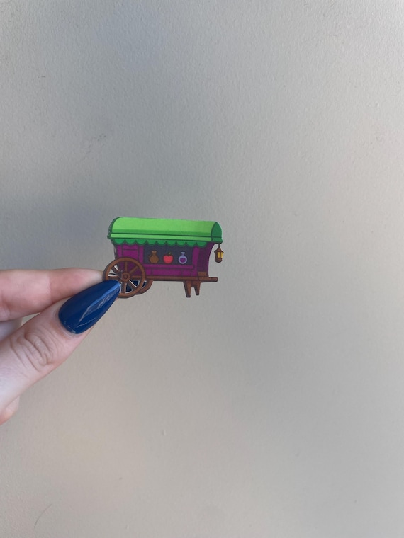 Stardew Valley Traveling Cart Sticker | Pixel Art Vinyl Sticker | Cozy Gamer Aesthetic | Nonsense Market