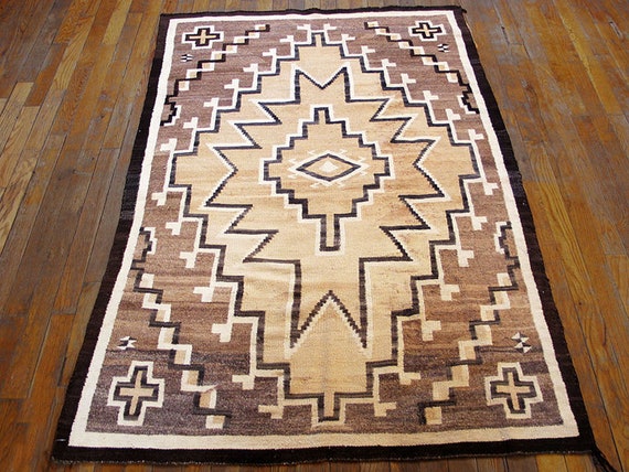 Antique Navajo Rug 3 8 X 5