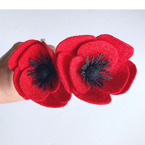 Felt Anemone Etsy