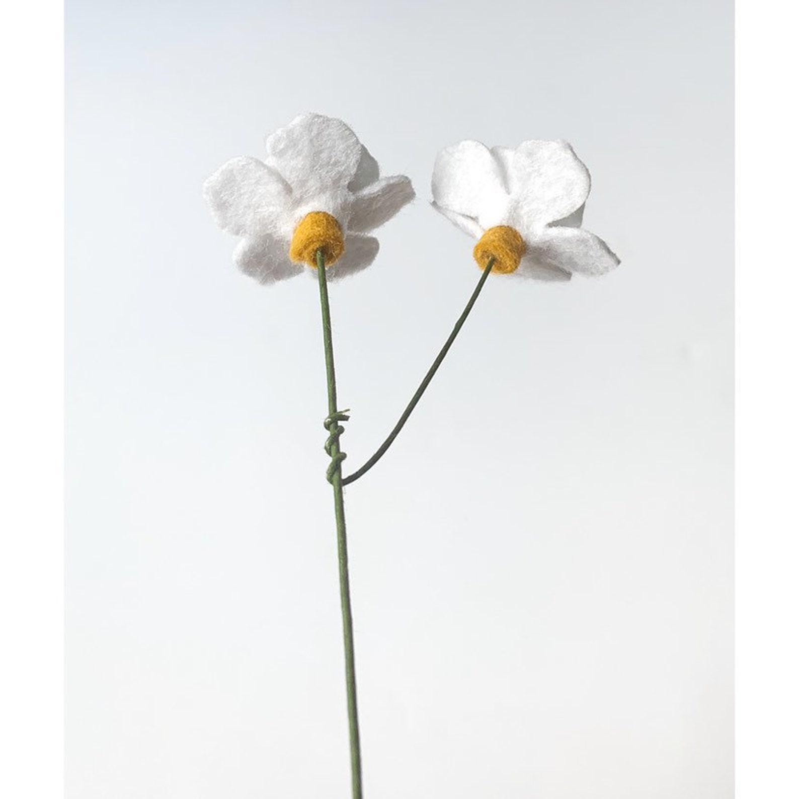 Small Felt Flowers Bouquet Add In Felt Plumeria Flower Etsy