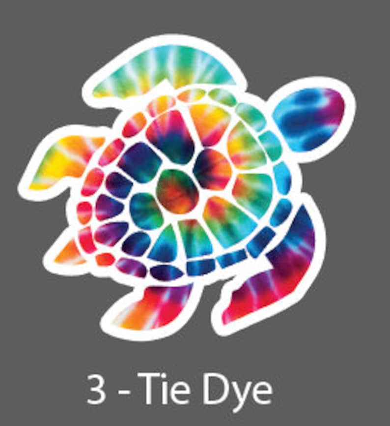 Sea Turtle Sticker Turtle Sticker Water Bottle Sticker Etsy