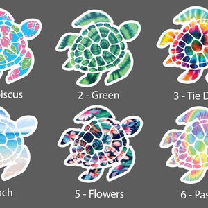 Sea Turtle Sticker - Turtle Sticker - Water Bottle Sticker - Laptop Sticker - Stickers