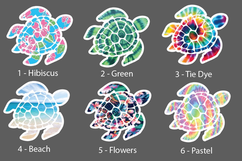 Turtle Paradise sticker sticker for water bottles turtle sticker decal for cars
