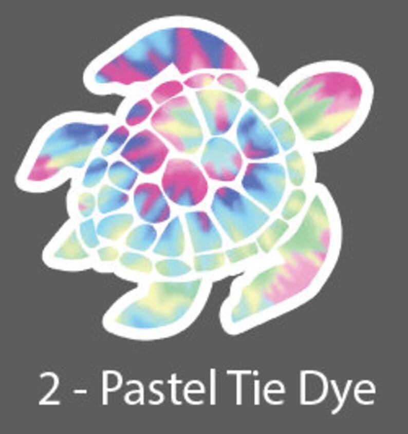 Sea Turtle Sticker Turtle Sticker Water Bottle Sticker Etsy