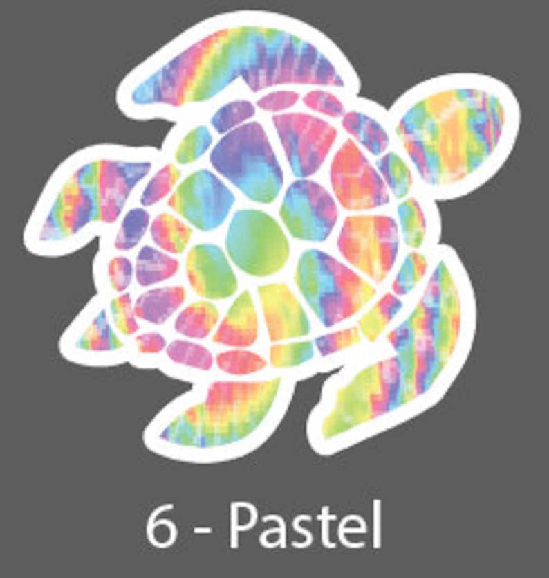 Sea Turtle Sticker Turtle Sticker Water Bottle Sticker Etsy