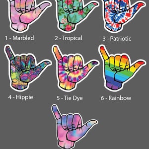 Shaka Sticker - Hang Loose Sticker - Water Bottle Sticker - Laptop Sticker - Cool - Stickers