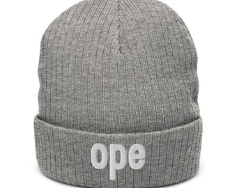 Ope Recycled Cuffed Beanie Hat: Midwestern Winter Outfit