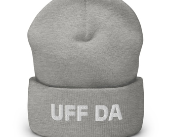 UFF DA Embroidered Knit Beanie - Midwestern Gift