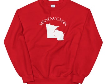 Minnesconsin Sweatshirt: Midwestern Pride, Classic Fit