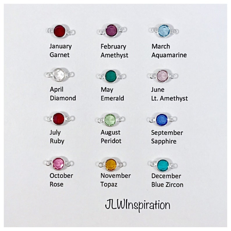Sterling silver or gold filled personalized name and birthstone bar necklace