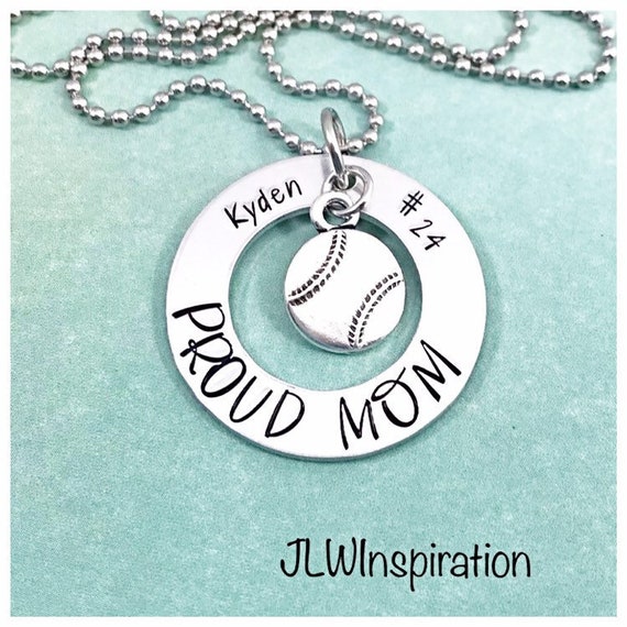 Custom baseball/softball necklace
